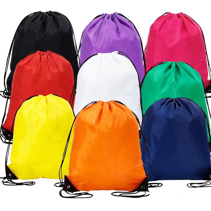 Luxury Yoga Bags - 반사 스트립이 달린 드로스트링 베낭가방 스트링