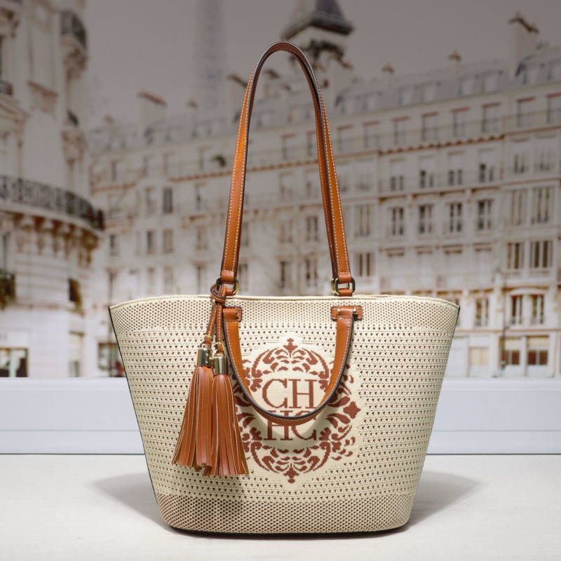 Canvas Tote Designer - CHCH 신상 여성 니트 토트백 대형