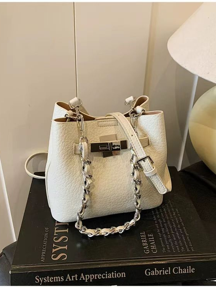Luxury Bags Medium Size - 트렌디한 여성용 버킷백 크로스바디 체인 핸들
