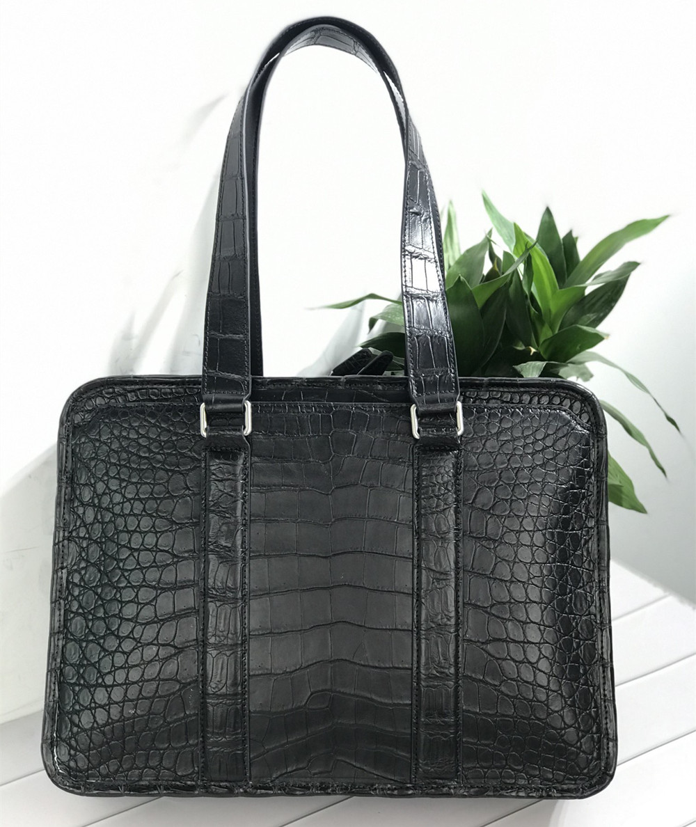 Luxury Bags For School - 새로운 악어가죽 노트북 가방, 진짜 악어가죽