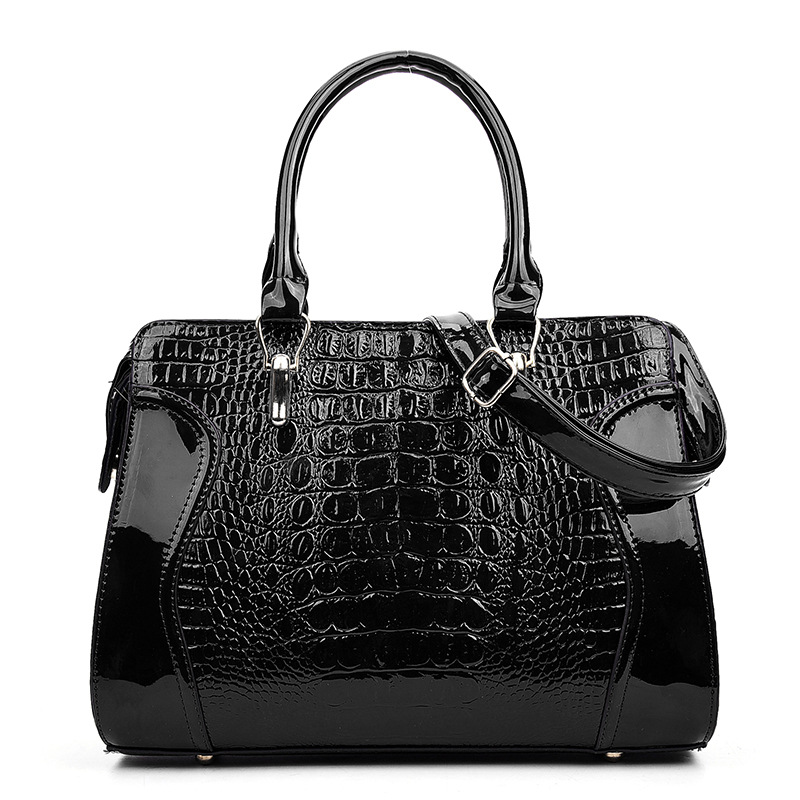 Luxury Bags Vip - 여성 스트릿 스타일 퓨어 컬러 크로커다일