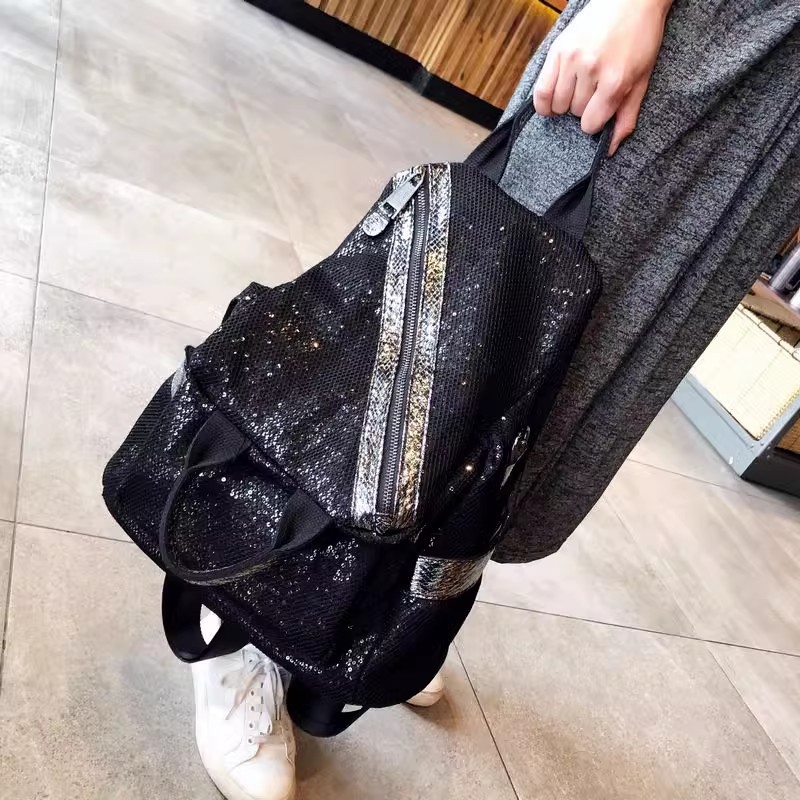 여성용 나일론 스팽글 백팩, 하이 퀄리티 숙녀 크로스바 - Luxury Bags For School 리뷰 및 가격