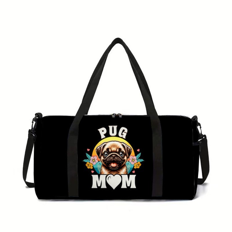 럭셔리하고 멋진 퍼그 강아지 3D 프린트 대용량 여행  - Luxury Yoga Bags 리뷰 및 가격