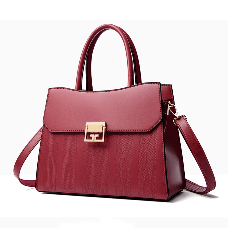 어머니의 날 웨딩을 위한 정품 가죽 핸드백 레드 컬러  - Luxury Bags Medium Size 리뷰 및 가격