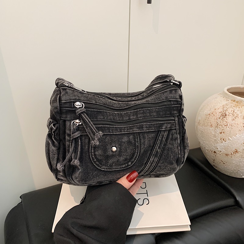 스트릿 스타일 레트로 블루 데님 백 2026 여름 멀티 - Luxury Bags Vip 리뷰 및 가격