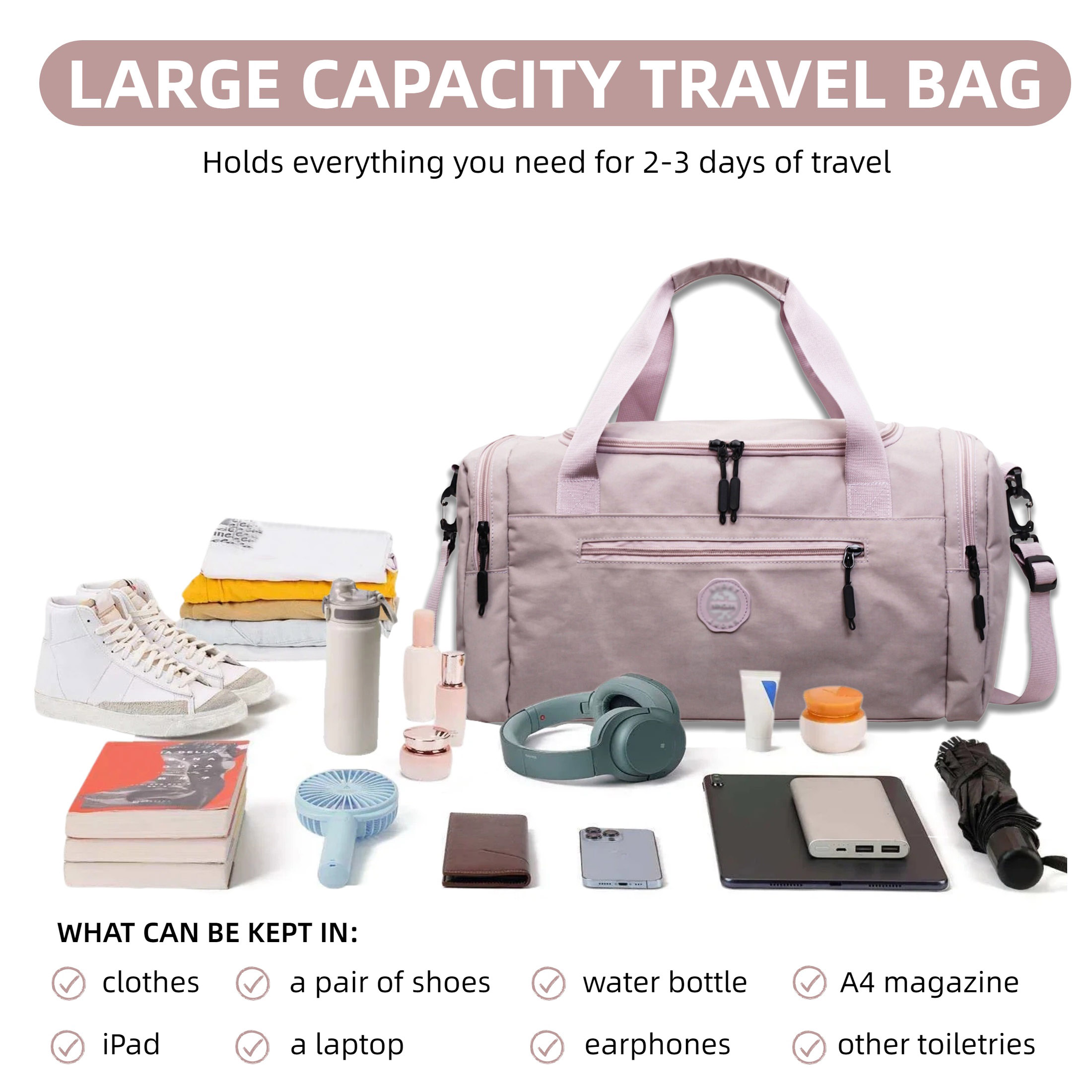 대용량 주말여행 가방, 신발 수납공간이 있는 헬스장/요 - Luxury Yoga Bags 리뷰 및 가격