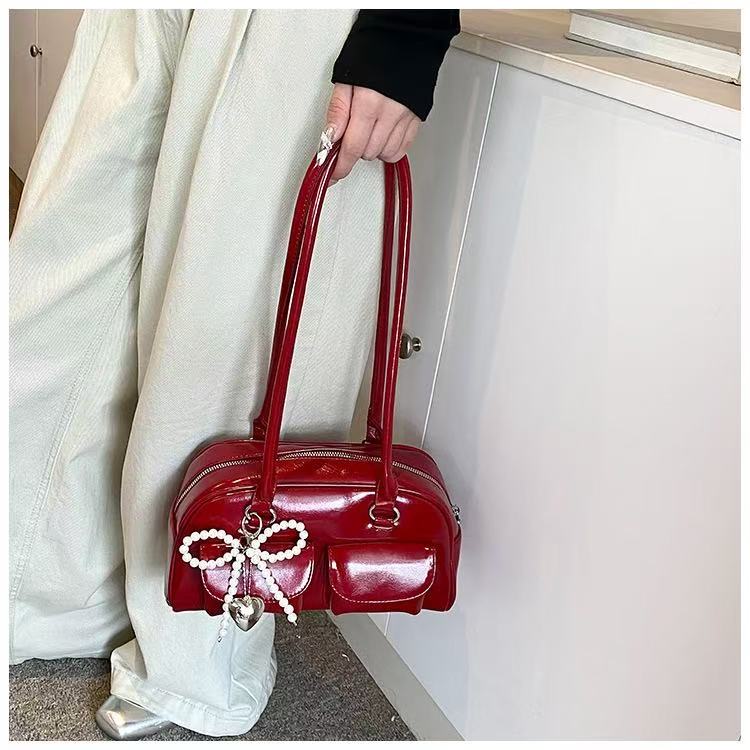 2024년 한국판 여성용 패셔너블 언더암 보우 백, 심 - Luxury Bags Vip 리뷰 및 가격