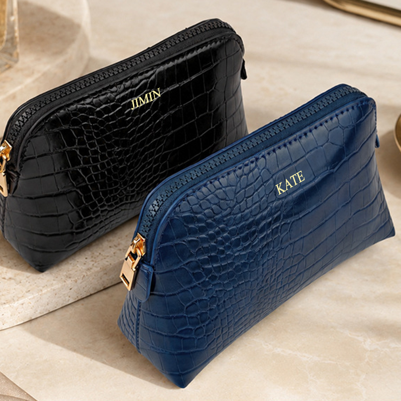 럭셔리 크로커다일 가죽 패턴 화장품 가방 지퍼 맞춤 이 - Luxury Ziploc Bags 리뷰 및 가격