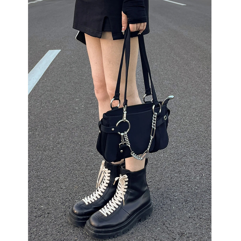 패션 디자인 고딕 체인 여성 겨드랑이 가방 스윗 쿨 Y - Canvas Tote Designer 리뷰 및 가격