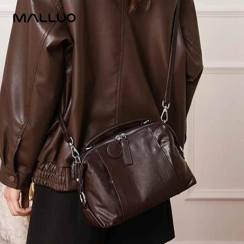 여성용 천연 암소 정품 가죽 숄더백, 우아한 핸드백,  - Luxury Bags Medium Size 리뷰 및 가격