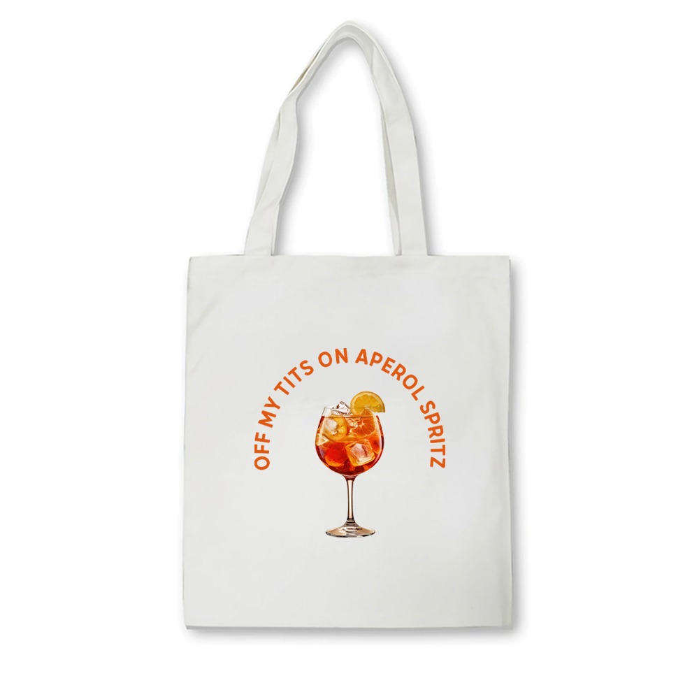 Aperol Spritz 여성용 숄더 백 재미있는 칵테 - Canvas Tote Designer 리뷰 및 가격