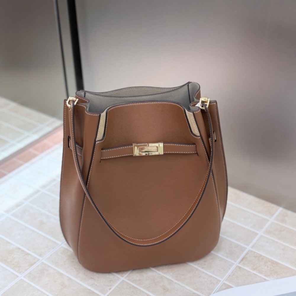 뉴 버킷백 올드 머니 스타일 대용량 토트백 독특한 질감 - Luxury Bags Leather 리뷰 및 가격