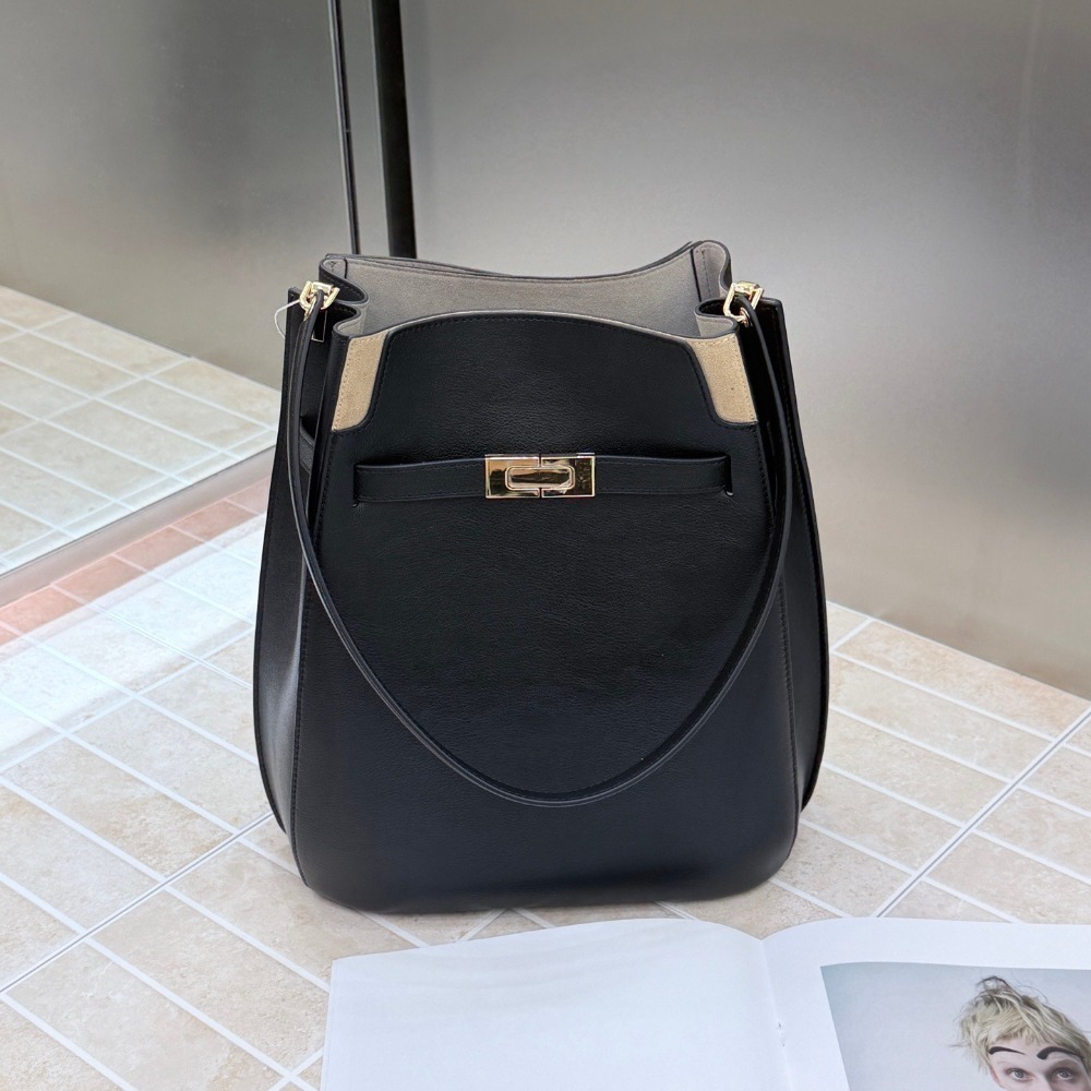 뉴 버킷백 올드 머니 스타일 대용량 토트백 독특한 질감 - Luxury Bags Leather 리뷰 및 가격
