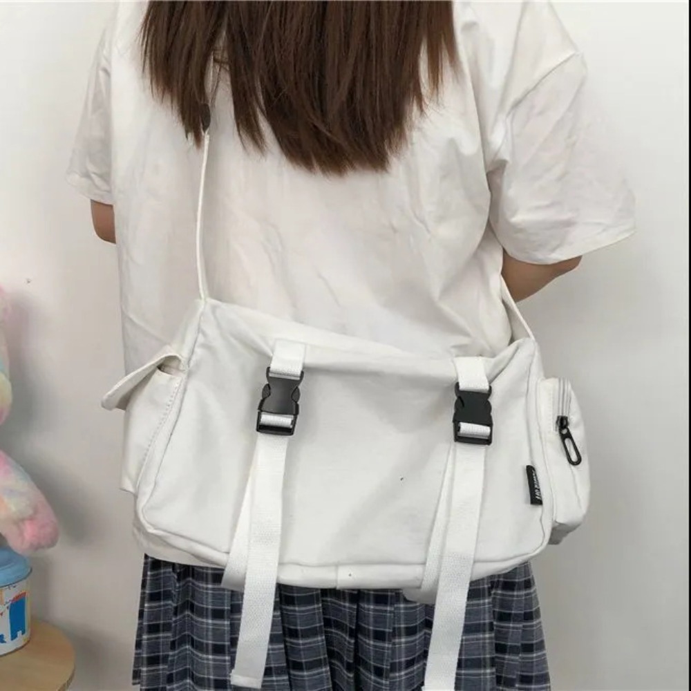 여성용 블랙 크로스 바디 백, 포켓 캔버스 디자인, 대 - Canvas Tote Designer 리뷰 및 가격