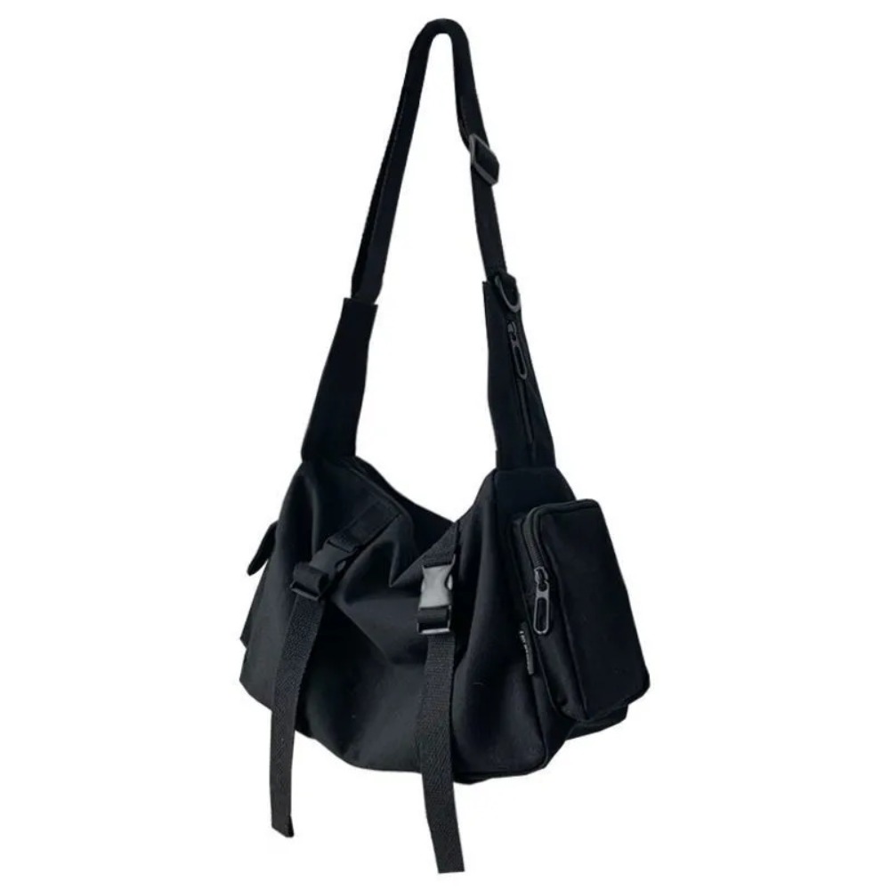 여성용 블랙 크로스 바디 백, 포켓 캔버스 디자인, 대 - Canvas Tote Designer 리뷰 및 가격