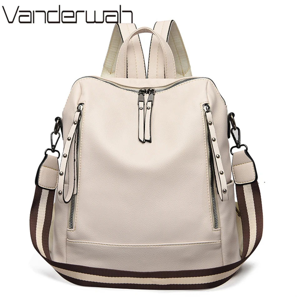 브랜드 럭셔리 배낭 부드러운 가죽 방수 배낭, 프레피  - Luxury Bags For School 리뷰 및 가격