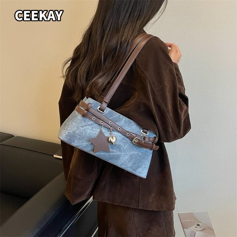 CEEKAY 여성용 핸드백 멀티 컬러 빈티지 스타일 인 - Saddle Bag Distressed 리뷰 및 가격