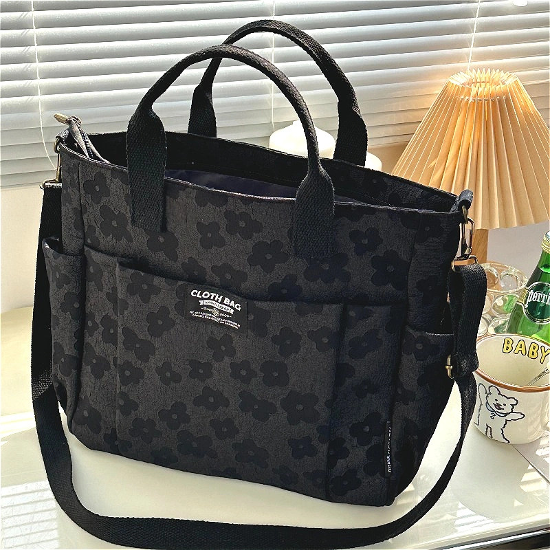 여성을 위한 클래식 플로럴 캔버스 토트백 넉넉한 다중  - Canvas Tote Designer 리뷰 및 가격