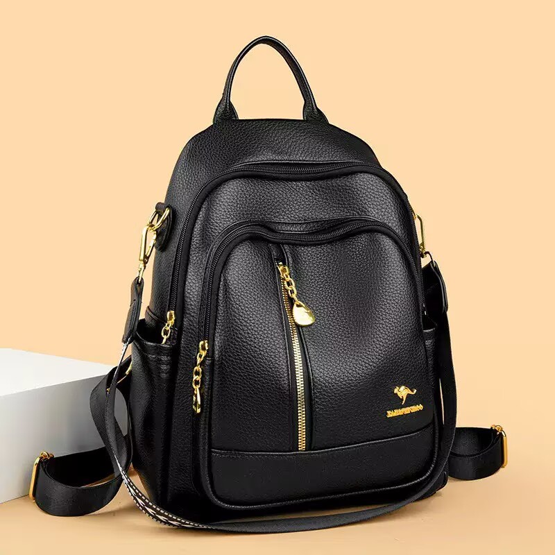 새로운 클래식 패션 고품질 부드러운 가죽 여행 배낭 여 - Luxury Bags For School 리뷰 및 가격
