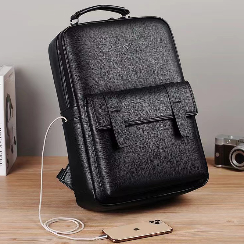 USB 인터페이스가 있는 남성용 고급 가죽 백팩, 다기 - Luxury Bags Leather 리뷰 및 가격
