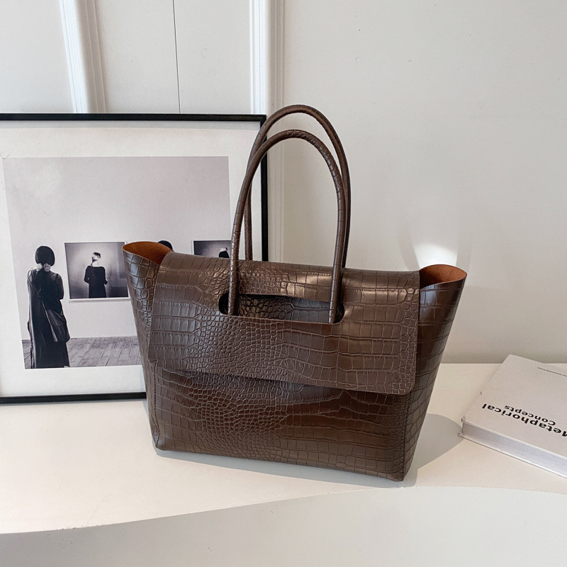 여성용 대용량 핸드백 레트로 통근용 토트백, 스톤 패턴 - Luxury Bags Vip 리뷰 및 가격