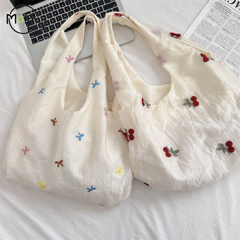 디자이너 명품 체리 자수 캔버스 토트백 여성 숄더 비치 - Canvas Tote Designer 리뷰 및 가격